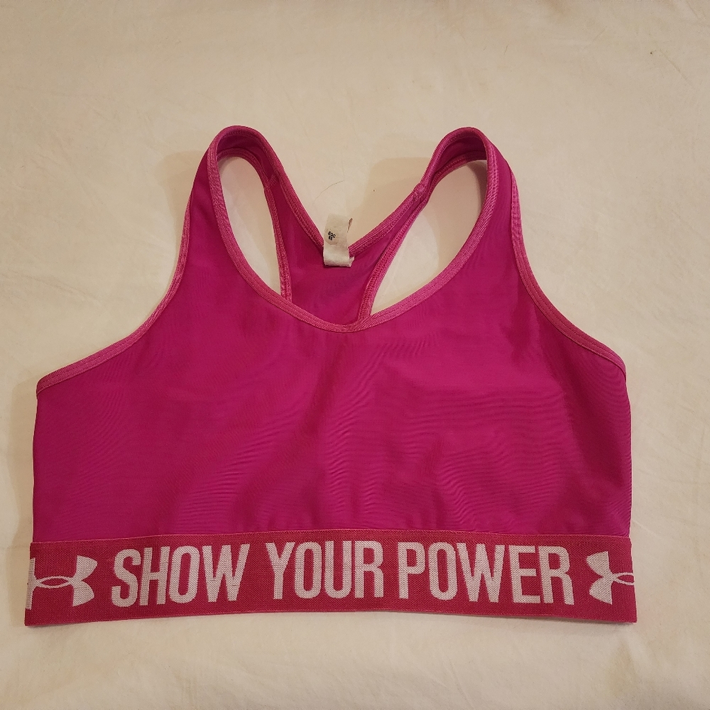 Under Armour Sports Bra - S - Breast Cancer Awareness Line